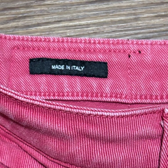 R13 Hot Pink Straight Leg Jeans - Picture 12 of 15